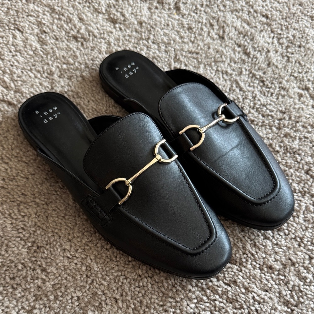 A New Day Women’s Black Mules